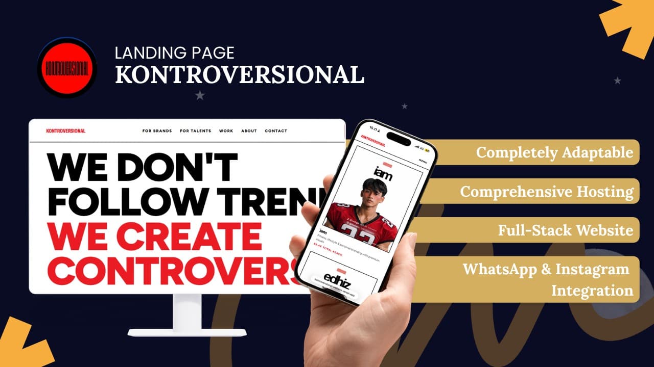 KONTROVERSIONAL - Digital Agency Web Design